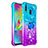 Funda Silicona Carcasa Goma Bling-Bling con Anillo de dedo Soporte S02 para Samsung Galaxy M20