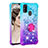 Funda Silicona Carcasa Goma Bling-Bling con Anillo de dedo Soporte S02 para Samsung Galaxy M30s