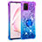 Funda Silicona Carcasa Goma Bling-Bling con Anillo de dedo Soporte S02 para Samsung Galaxy Note 10 Lite