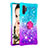 Funda Silicona Carcasa Goma Bling-Bling con Anillo de dedo Soporte S02 para Samsung Galaxy Note 10 Plus 5G