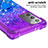 Funda Silicona Carcasa Goma Bling-Bling con Anillo de dedo Soporte S02 para Samsung Galaxy Note 20 5G