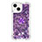 Funda Silicona Carcasa Goma Bling-Bling con Anillo de dedo Soporte S03 para Apple iPhone 15