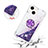 Funda Silicona Carcasa Goma Bling-Bling con Anillo de dedo Soporte S03 para Apple iPhone 15