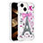 Funda Silicona Carcasa Goma Bling-Bling S03 para Apple iPhone 13