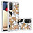 Funda Silicona Carcasa Goma Bling-Bling S03 para Samsung Galaxy M02s