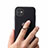Funda Silicona Carcasa Ultrafina Goma con Magnetico Anillo de dedo Soporte A01 para Apple iPhone 11
