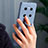 Funda Silicona Carcasa Ultrafina Goma con Magnetico Anillo de dedo Soporte A01 para Huawei Mate 40