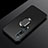 Funda Silicona Carcasa Ultrafina Goma con Magnetico Anillo de dedo Soporte A01 para Xiaomi Mi 10 Pro