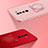 Funda Silicona Carcasa Ultrafina Goma con Magnetico Anillo de dedo Soporte A01 para Xiaomi Redmi 9 Prime India