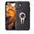 Funda Silicona Carcasa Ultrafina Goma con Magnetico Anillo de dedo Soporte A02 para Apple iPhone 11