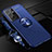 Funda Silicona Carcasa Ultrafina Goma con Magnetico Anillo de dedo Soporte A02 para Samsung Galaxy S21 Ultra 5G