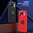 Funda Silicona Carcasa Ultrafina Goma con Magnetico Anillo de dedo Soporte A03 para Xiaomi Mi 11 Ultra 5G