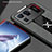 Funda Silicona Carcasa Ultrafina Goma con Magnetico Anillo de dedo Soporte A05 para Xiaomi Mi 11 Ultra 5G