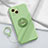 Funda Silicona Carcasa Ultrafina Goma con Magnetico Anillo de dedo Soporte A06 para Apple iPhone 13 Mini