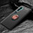 Funda Silicona Carcasa Ultrafina Goma con Magnetico Anillo de dedo Soporte D01 para Xiaomi Mi Note 10 Pro