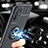 Funda Silicona Carcasa Ultrafina Goma con Magnetico Anillo de dedo Soporte JM1 para Oppo F19 Pro+ Plus 5G