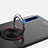Funda Silicona Carcasa Ultrafina Goma con Magnetico Anillo de dedo Soporte JM1 para Samsung Galaxy A30S