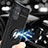 Funda Silicona Carcasa Ultrafina Goma con Magnetico Anillo de dedo Soporte JM1 para Samsung Galaxy A51 4G