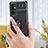 Funda Silicona Carcasa Ultrafina Goma con Magnetico Anillo de dedo Soporte JM1 para Samsung Galaxy A82 5G
