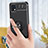 Funda Silicona Carcasa Ultrafina Goma con Magnetico Anillo de dedo Soporte JM1 para Samsung Galaxy F42 5G