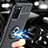 Funda Silicona Carcasa Ultrafina Goma con Magnetico Anillo de dedo Soporte JM2 para Samsung Galaxy A02s