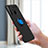 Funda Silicona Carcasa Ultrafina Goma con Magnetico Anillo de dedo Soporte JM2 para Samsung Galaxy A21