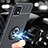 Funda Silicona Carcasa Ultrafina Goma con Magnetico Anillo de dedo Soporte JM2 para Samsung Galaxy A22 5G