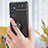 Funda Silicona Carcasa Ultrafina Goma con Magnetico Anillo de dedo Soporte JM2 para Samsung Galaxy M52 5G
