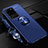 Funda Silicona Carcasa Ultrafina Goma con Magnetico Anillo de dedo Soporte JM3 para Samsung Galaxy S20 Ultra 5G