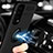 Funda Silicona Carcasa Ultrafina Goma con Magnetico Anillo de dedo Soporte para Huawei P Smart (2021)