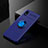 Funda Silicona Carcasa Ultrafina Goma con Magnetico Anillo de dedo Soporte para Samsung Galaxy A01 Core