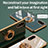 Funda Silicona Carcasa Ultrafina Goma con Magnetico Anillo de dedo Soporte para Sony Xperia Ace II