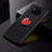 Funda Silicona Carcasa Ultrafina Goma con Magnetico Anillo de dedo Soporte para Xiaomi Poco X3 NFC