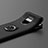 Funda Silicona Carcasa Ultrafina Goma con Magnetico Anillo de dedo Soporte para Xiaomi Redmi Note 9 Pro Max