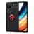 Funda Silicona Carcasa Ultrafina Goma con Magnetico Anillo de dedo Soporte SD1 para Xiaomi Poco F4 5G