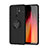 Funda Silicona Carcasa Ultrafina Goma con Magnetico Anillo de dedo Soporte SD1 para Xiaomi Poco M2