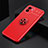 Funda Silicona Carcasa Ultrafina Goma con Magnetico Anillo de dedo Soporte SD1 para Xiaomi Redmi A1