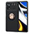 Funda Silicona Carcasa Ultrafina Goma con Magnetico Anillo de dedo Soporte SD1 para Xiaomi Redmi Note 11E Pro 5G
