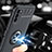Funda Silicona Carcasa Ultrafina Goma con Magnetico Anillo de dedo Soporte SD2 para Xiaomi Poco M3
