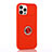 Funda Silicona Carcasa Ultrafina Goma con Magnetico Anillo de dedo Soporte T01 para Apple iPhone 12 Pro Max