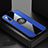 Funda Silicona Carcasa Ultrafina Goma con Magnetico Anillo de dedo Soporte T01 para Huawei P30