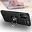 Funda Silicona Carcasa Ultrafina Goma con Magnetico Anillo de dedo Soporte T01 para Huawei P40 Pro