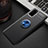 Funda Silicona Carcasa Ultrafina Goma con Magnetico Anillo de dedo Soporte T01 para Samsung Galaxy S20 Plus