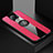 Funda Silicona Carcasa Ultrafina Goma con Magnetico Anillo de dedo Soporte T01 para Xiaomi Poco F2 Pro