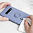 Funda Silicona Carcasa Ultrafina Goma con Magnetico Anillo de dedo Soporte T02 para Samsung Galaxy S10 5G