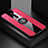 Funda Silicona Carcasa Ultrafina Goma con Magnetico Anillo de dedo Soporte T02 para Xiaomi Mi 9T Pro