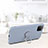 Funda Silicona Carcasa Ultrafina Goma con Magnetico Anillo de dedo Soporte T03 para Apple iPhone 11 Pro Max