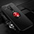 Funda Silicona Carcasa Ultrafina Goma con Magnetico Anillo de dedo Soporte T03 para OnePlus 7T Pro