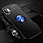 Funda Silicona Carcasa Ultrafina Goma con Magnetico Anillo de dedo Soporte T03 para Samsung Galaxy Note 10 Plus
