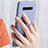 Funda Silicona Carcasa Ultrafina Goma con Magnetico Anillo de dedo Soporte T03 para Samsung Galaxy S10 Plus